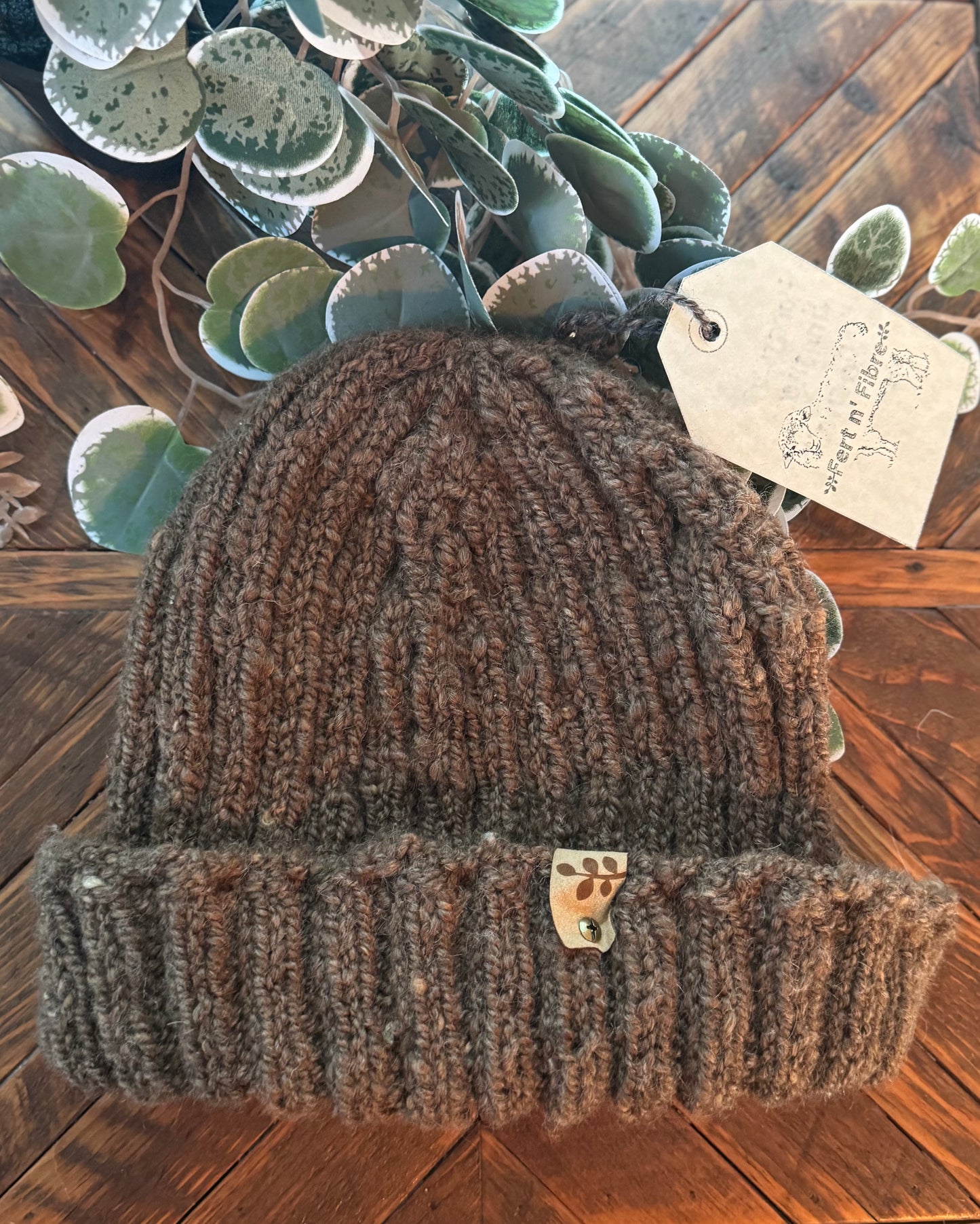 Finnsheep Handspun Hat (Percy)