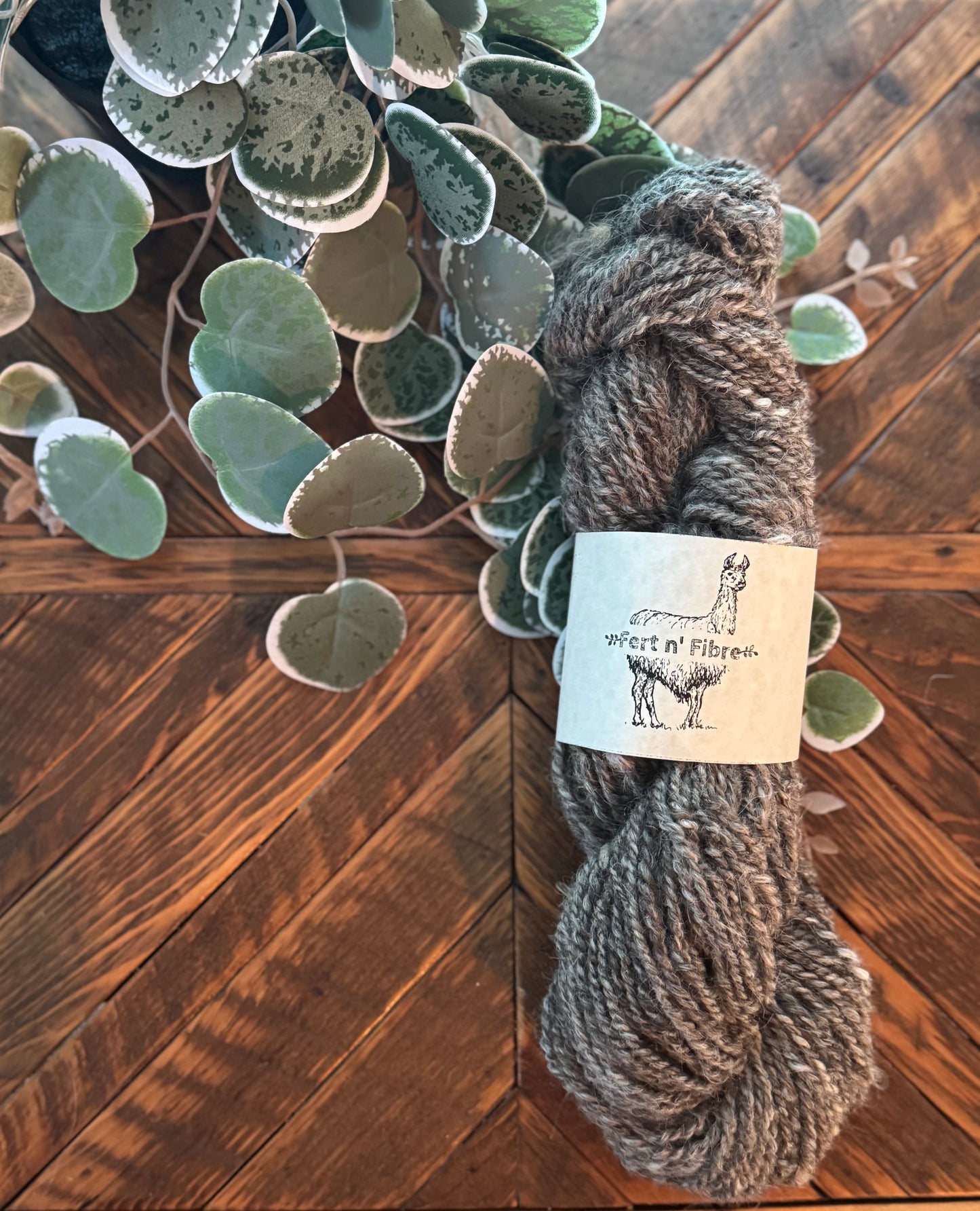 Handspun Yarn - Wensleydale x Suri Llama (Fefe & Penny)