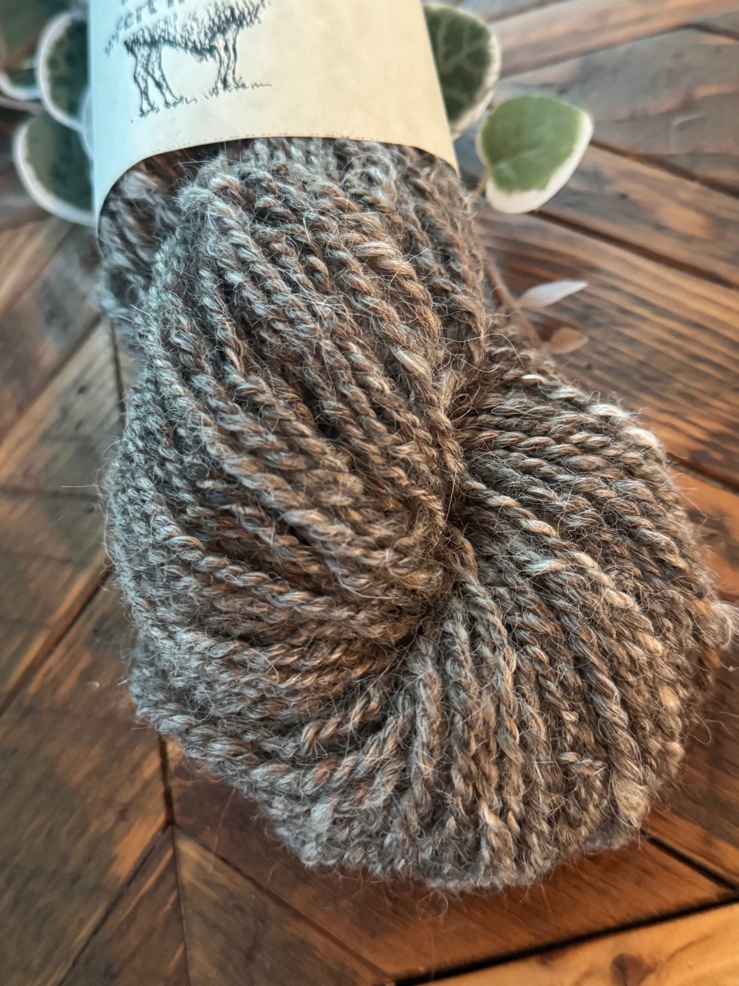 Handspun Yarn - Wensleydale x Suri Llama (Fefe & Penny)