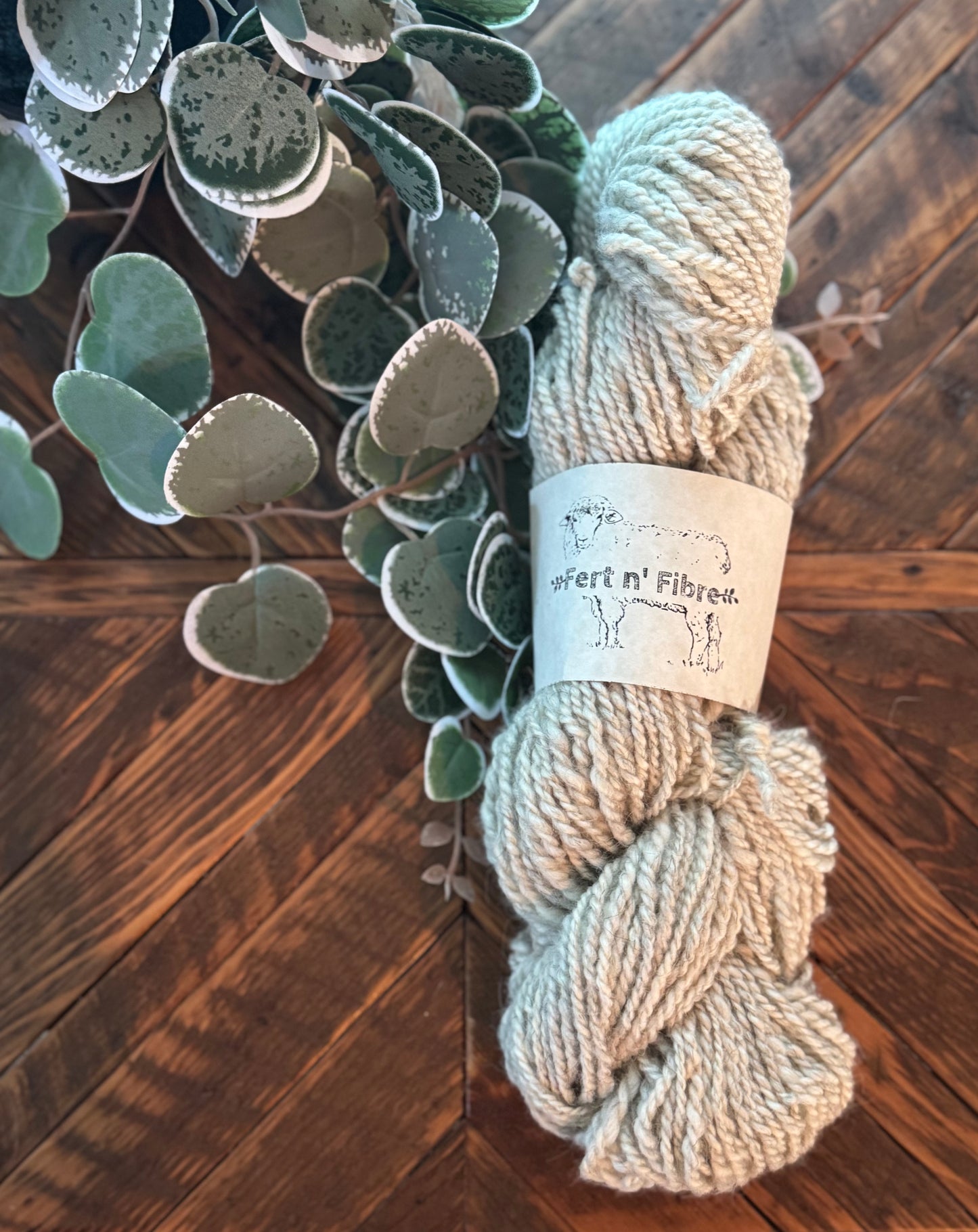 Handspun Finn x Shetland Yarn - Elsie Mae